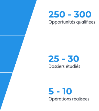 Graphique représentant la sélection des actifs immobiliers