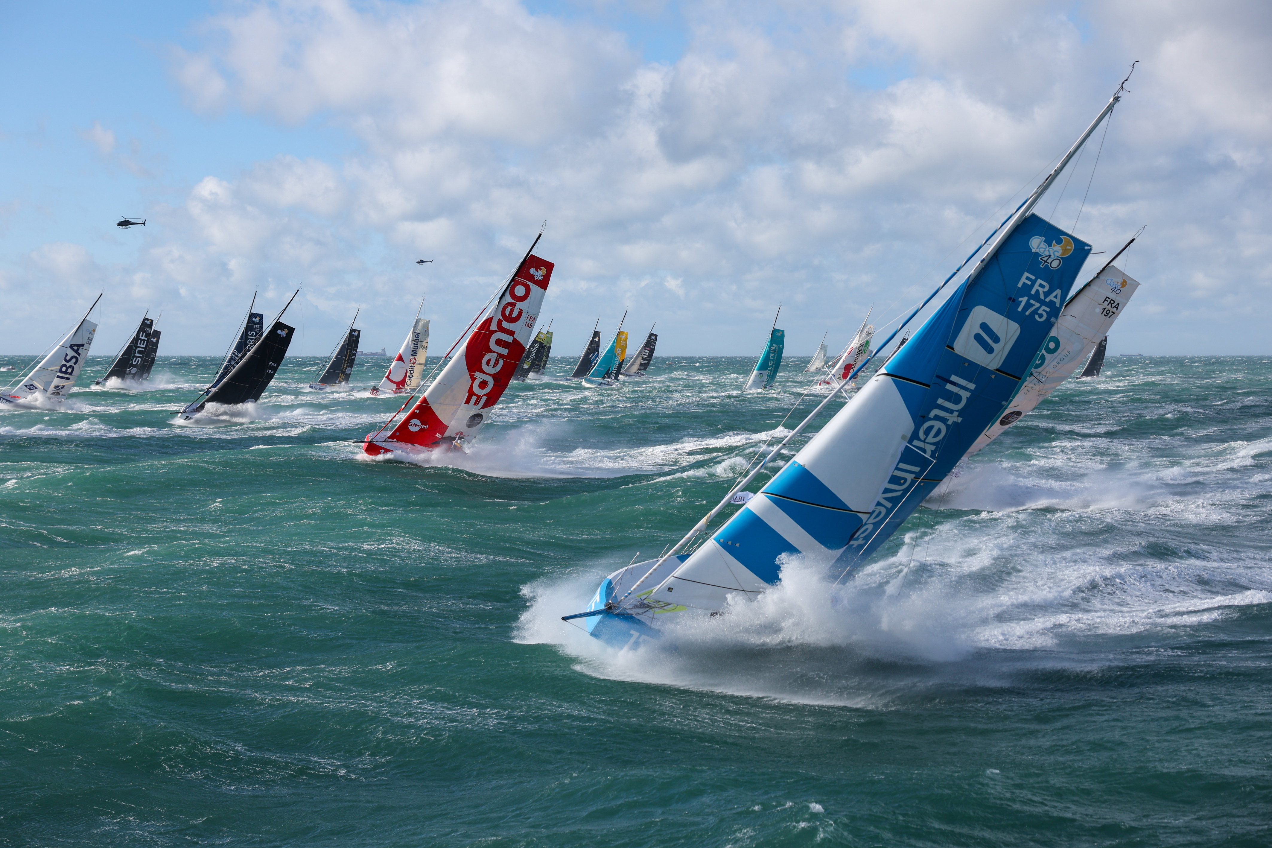 Transat Jacques Vabre Normandie Le Havre : Le class40 Inter Invest termine 3ème sur l'étape le Havre - Lorient