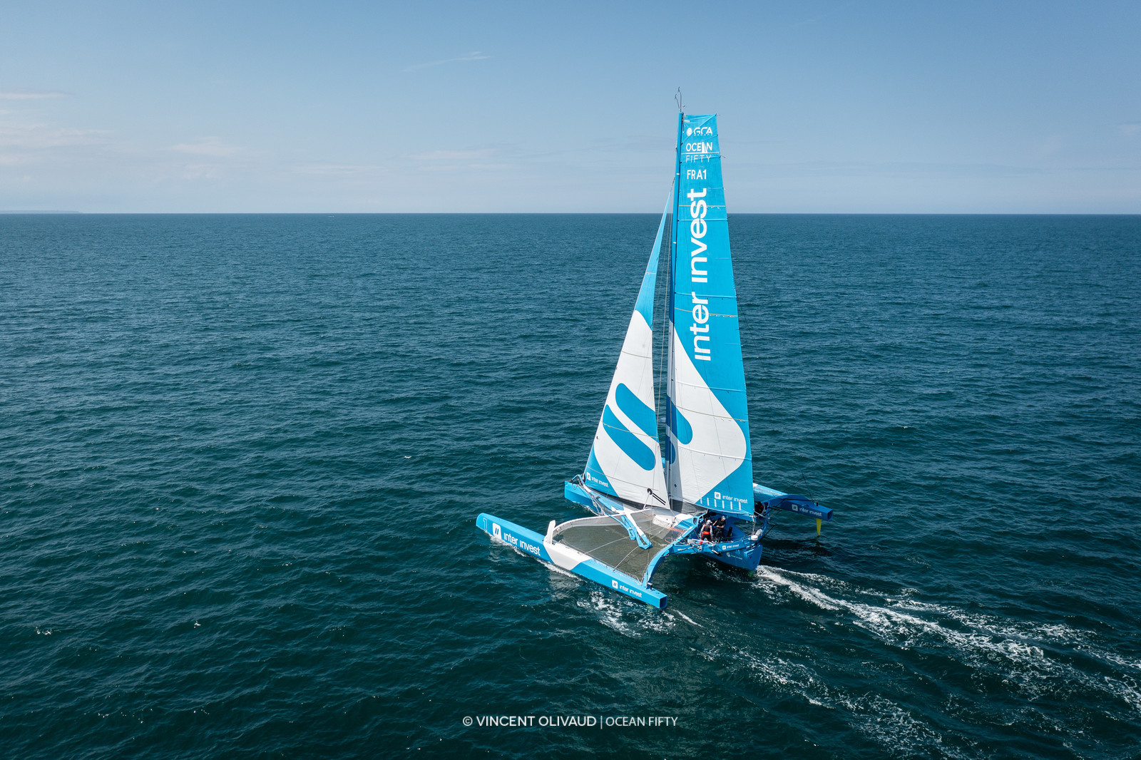 Lancement officiel de la saison en Ocean Fifty Series pour Inter Invest et Matthieu Perraut