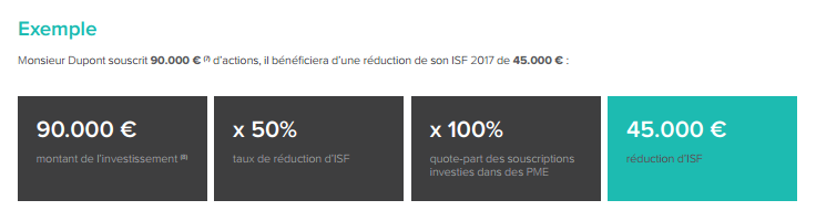 Réduction ISF 2017