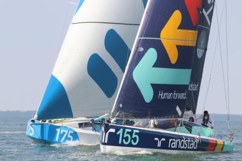 Le Class40 en course à La Rochelle